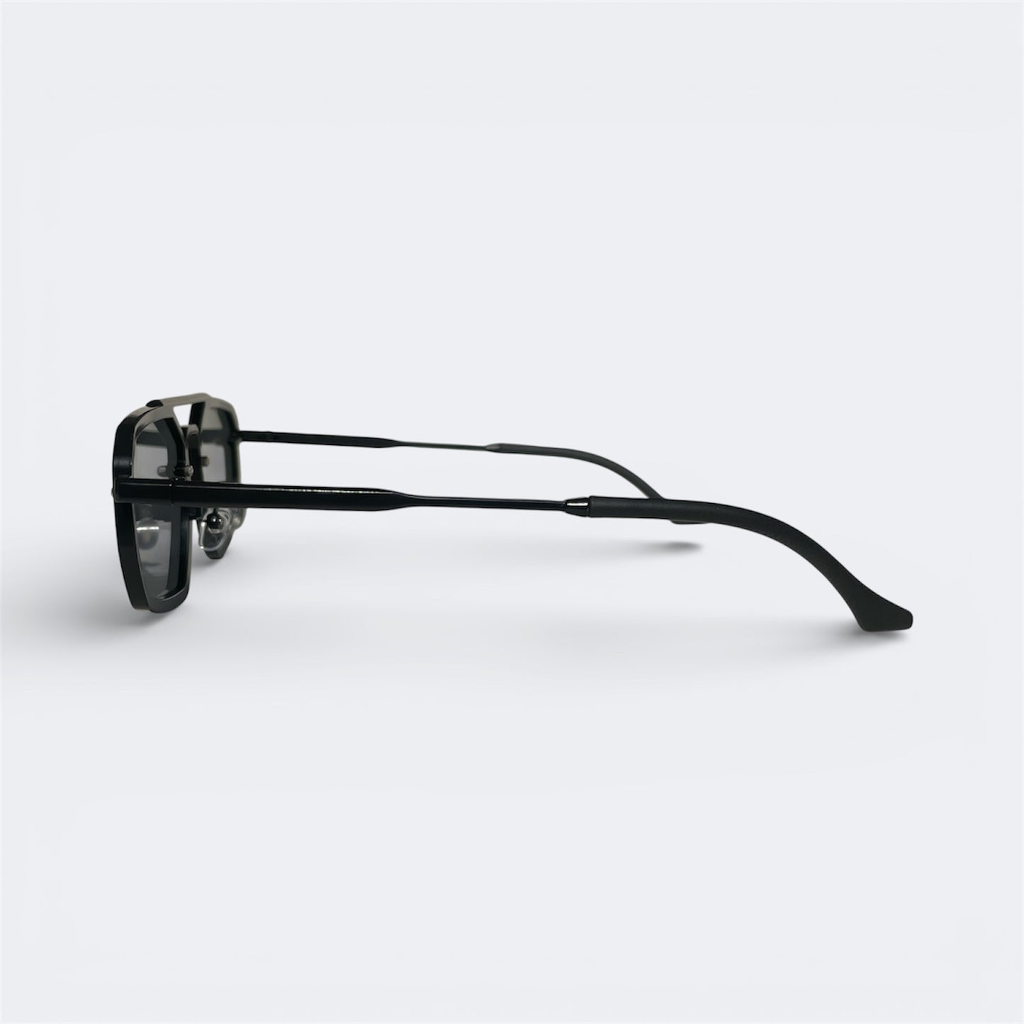 Monarch - 2520 - Black - Octagon - Metal - sunglasses