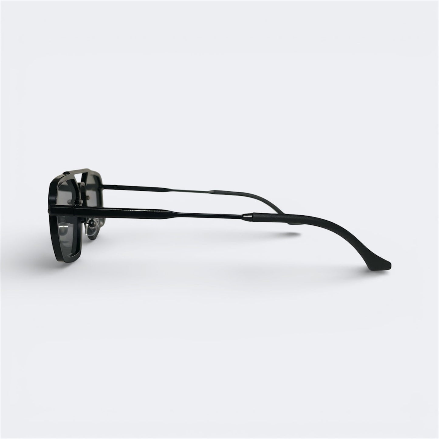Monarch - 2520 - Black - Octagon - Metal - sunglasses