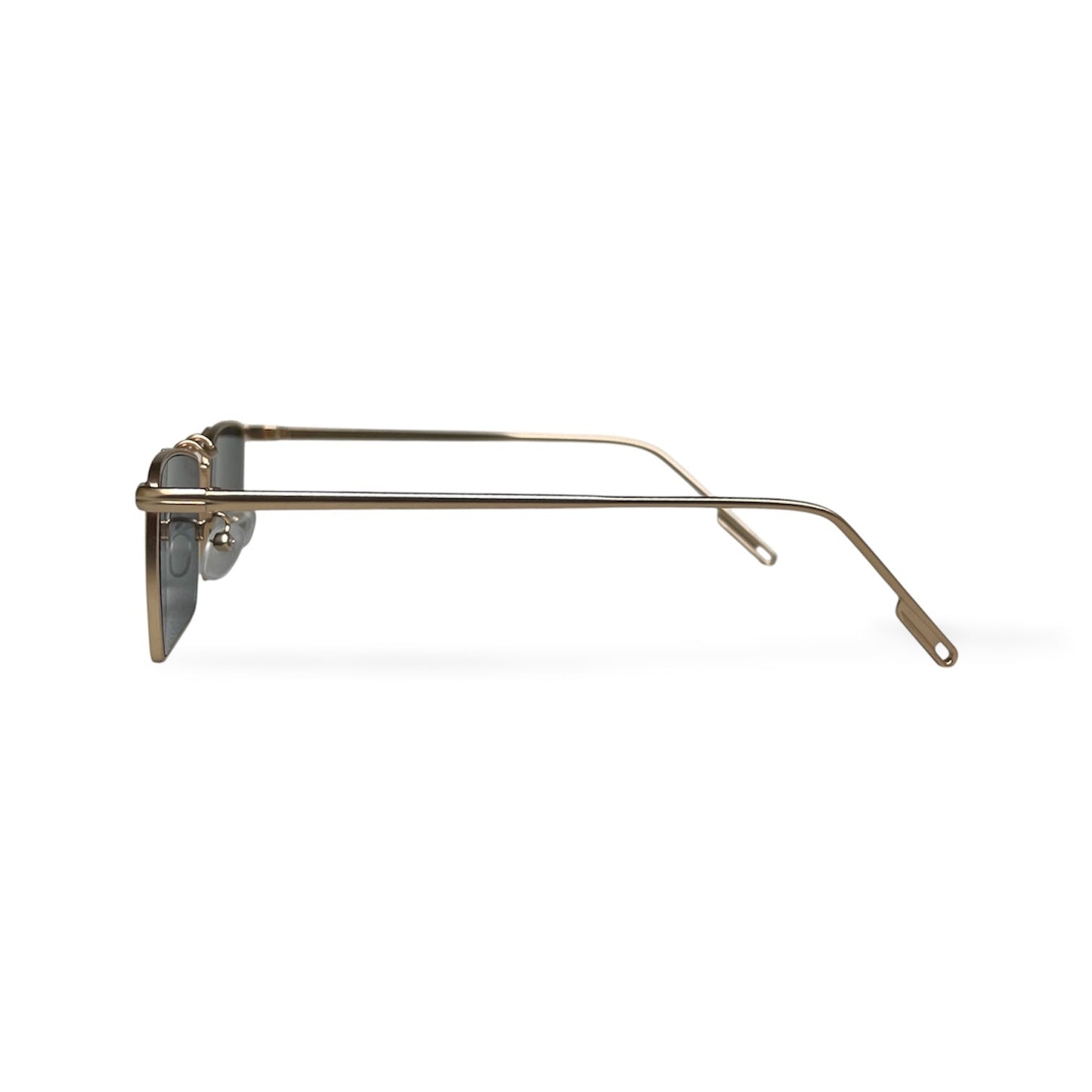 2522 - Golden Black - Rectangle - Metal - sunglasses