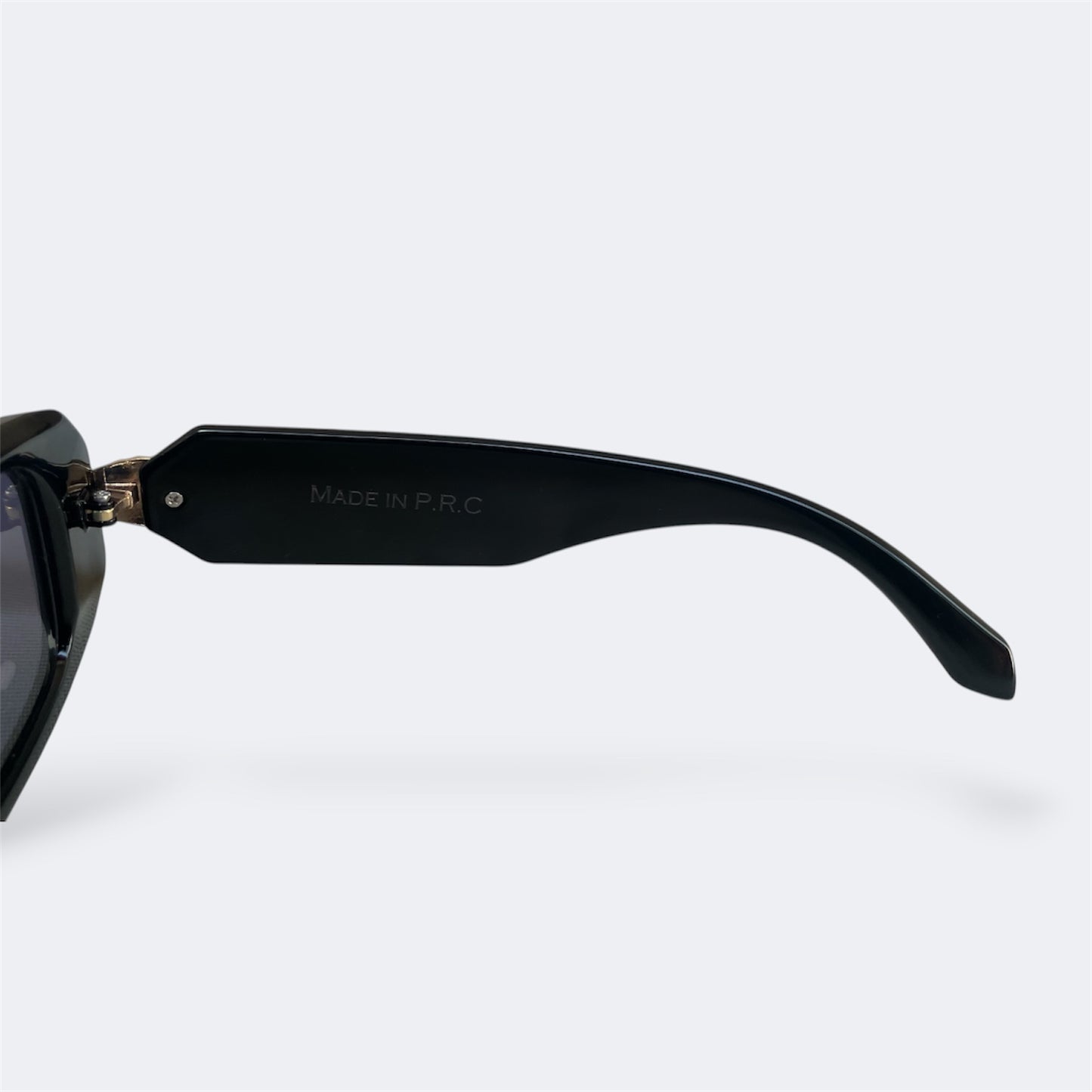 6833 - Rectangle - jet black - sunglasses