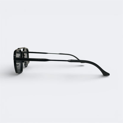 Monarch - 2520 - Black - Octagon - Metal - sunglasses