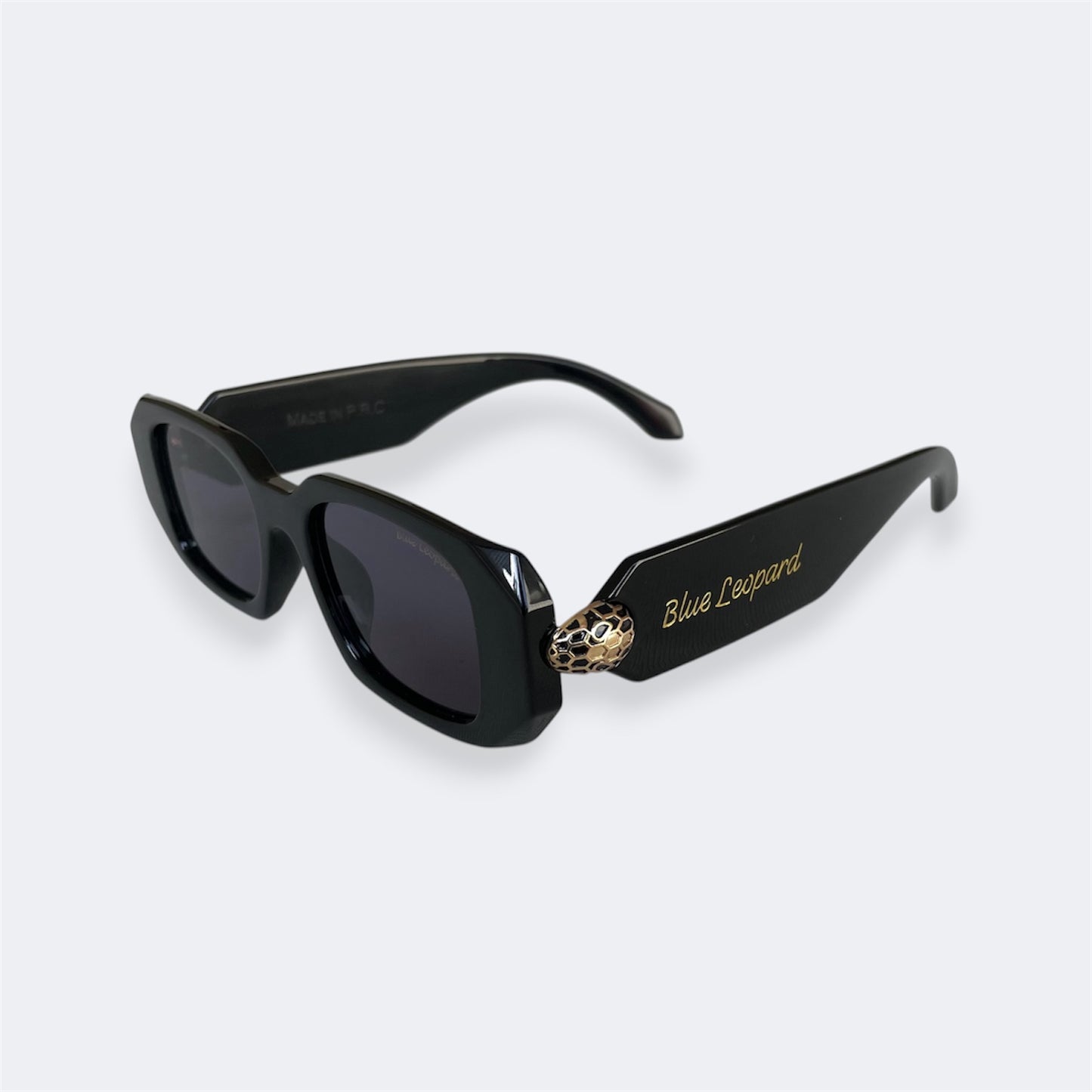 6833 - Rectangle - jet black - sunglasses