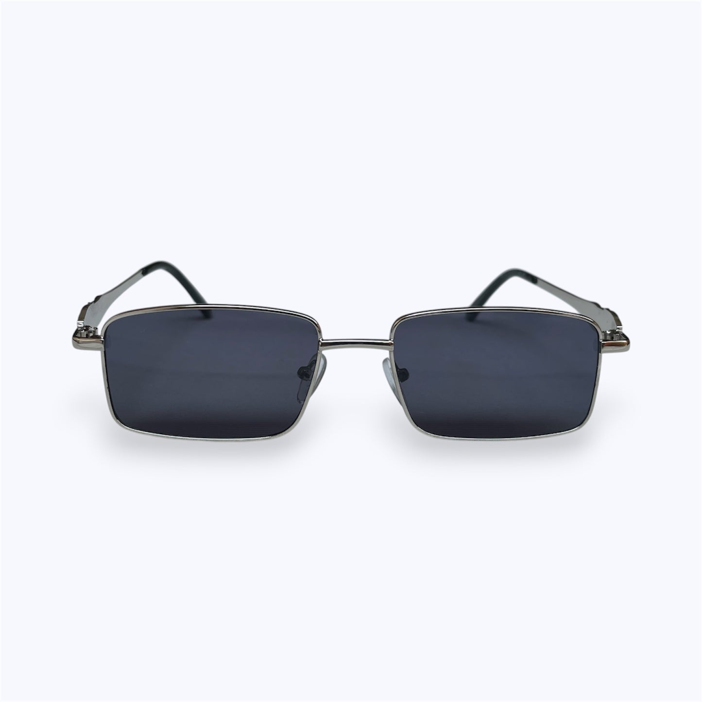 6835 - Silver - Rectangle - Metal - sunglasses