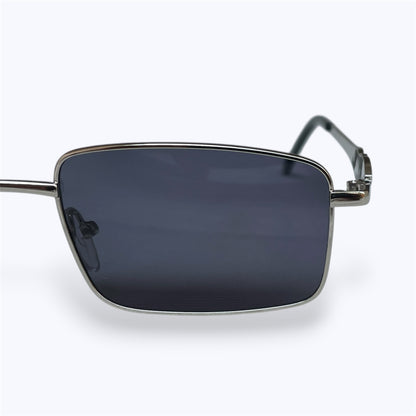 6835 - Silver - Rectangle - Metal - sunglasses