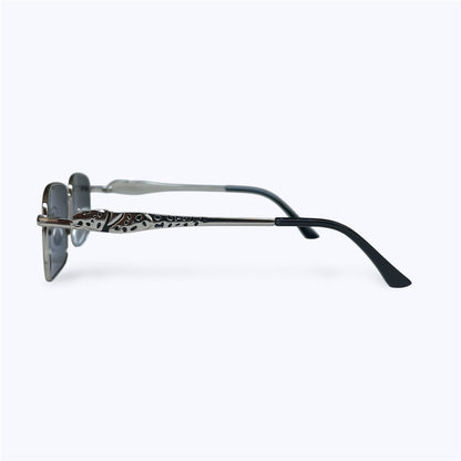 6835 - Silver - Rectangle - Metal - sunglasses