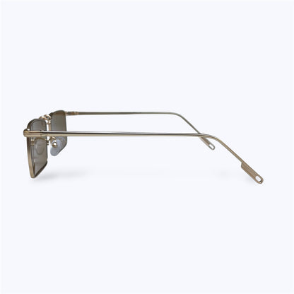 6838 - Rose Gold - Rectangle - Metal - sunglasses