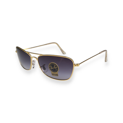 6839 - RB-Golden - Rectangle - Metal - sunglasses