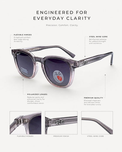 6103 - RB p  - Polarized - Wayfarer - Premium - sunglasses